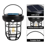 Lampara Solar Colgante Led Con Sensor De Movimiento Cl-t66 – imagen de uso