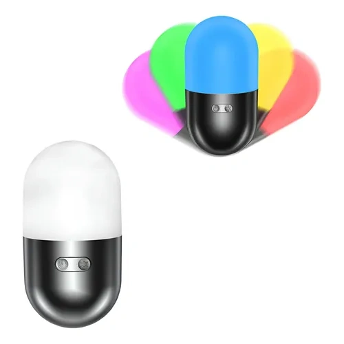 Lampara Velador Led Mini Usb Huevo Rgb Camping Pesca Nv204