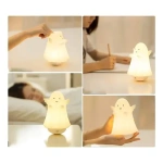 Velador led táctil recargable vía usb fantasma con control - Imagen 3