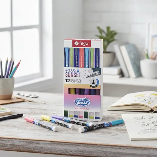 Lapiceras Boligrafo Borrable Escuela X12 Filgo Borrax 339 - Image 2