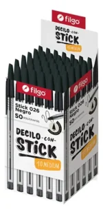 Lapiceras X50 Filgo Tinta En Caja Colores 024 Stick 90506 - Image 15