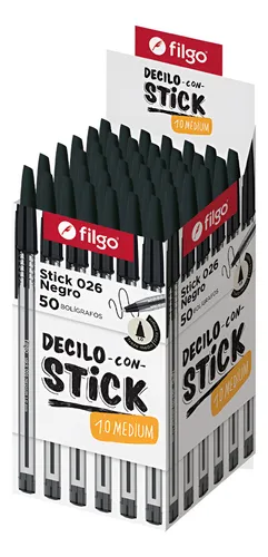 Lapiceras X50 Filgo Tinta En Caja Colores 024 Stick 90506 - Image 15