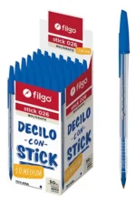 Lapiceras X50 Filgo Tinta En Caja Colores 024 Stick 90506 - Image 2