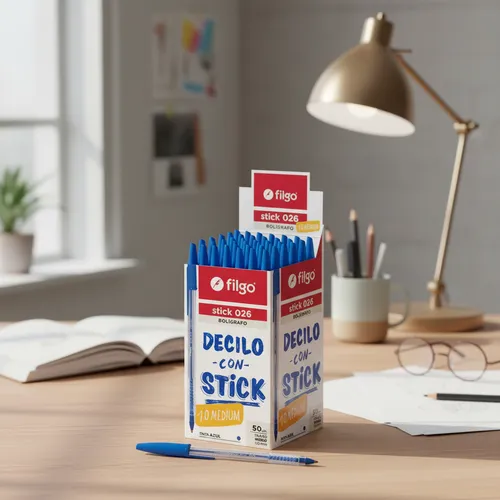 Lapiceras X50 Filgo Tinta En Caja Colores 024 Stick 90506 - Image 5