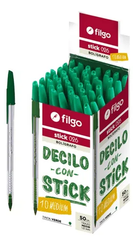 Lapiceras X50 Filgo Tinta En Caja Colores 024 Stick 90506 - Image 7