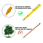 Lápices Infinitos Borrables Escolares X6 De Color Liso S2317 - Image 2