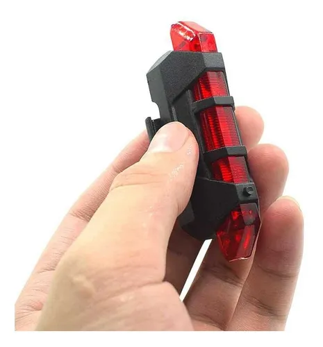 Led De Precaucion Para Bicicleta Usb Recargable Dc-918 - Image 3