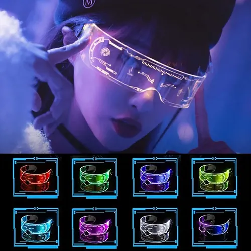 Lentes de ciencia ficción LED Qq57 - Imagen 4