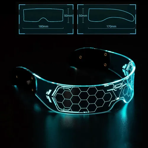 Lentes de ciencia ficción LED Qq57 - Imagen 5