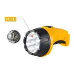 Linterna 7 leds recargable 220v alto brillo - Imagen 3