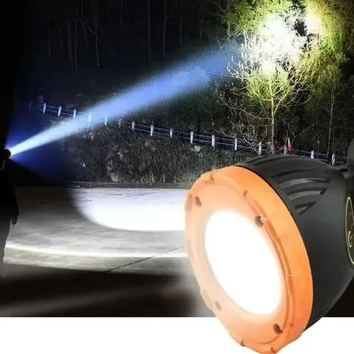 Linterna Lampara Camping Con Panel Solar Usb Led Hs-8033a - Image 17