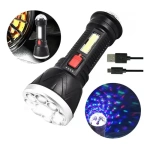 Linterna LED recargable con bola disco CL-W09 - Image 5