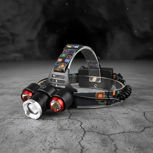 Linterna triple led recargable minero - 5000 lumens y 4 modos - Image 3