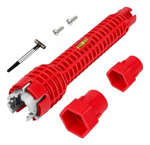 Llave Tuerca Lavatorio Plomero 8 En 1 Baño Cocina S1022 - Imagen 2