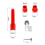 Llave Tuerca Lavatorio Plomero 8 En 1 Baño Cocina S1022 - Imagen 6
