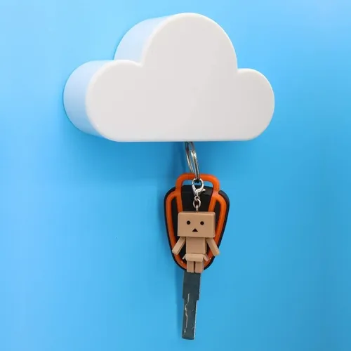 Llavero Magnetico Porta Llaves Para Pared Con Iman Nube - Image 4