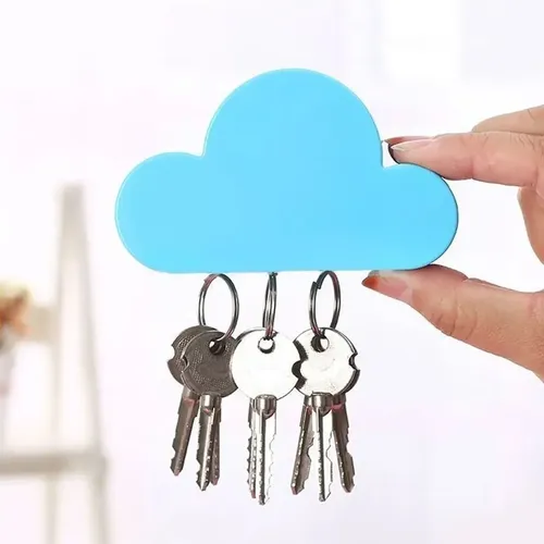 Llavero Magnetico Porta Llaves Para Pared Con Iman Nube - Image 10