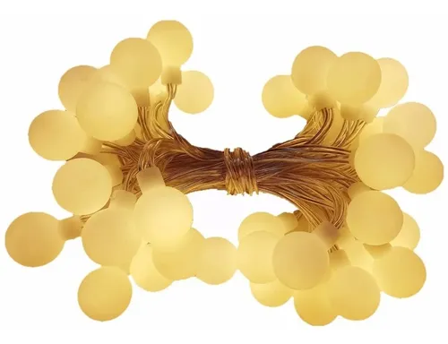 Guirnalda led 220v de 4 metros - 28 bolitas blanco cálido - Image 2