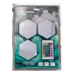 Luces Led Rgb Set X 3 Hexagonal Pared + Control Remoto 7096 - Image 8
