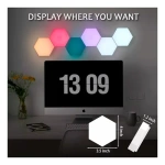 Luces Led Rgb Set X 3 Hexagonal Pared + Control Remoto 7096 - Image 4