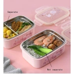 Lunchera taper portatil vianda comida de acero escuela S5524 - Imagen 9
