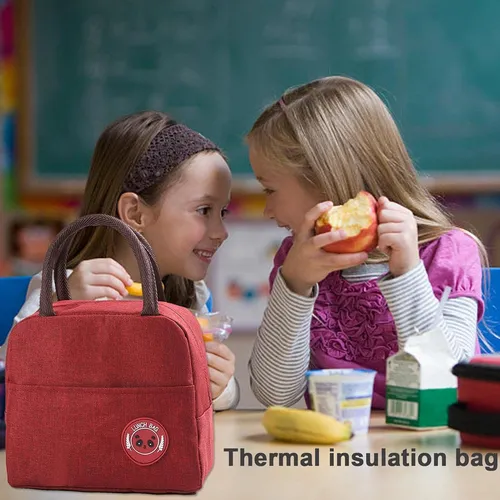Lunchera Térmica Bolso Vianda Comida Lisa Portatil Jc206 - Image 34