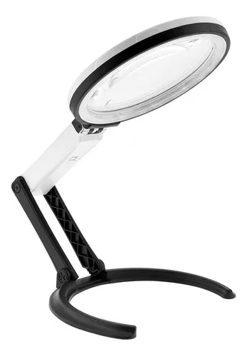 Lupa de mesa o mano con luz LED plegable multifunción Tl362 - Image 3