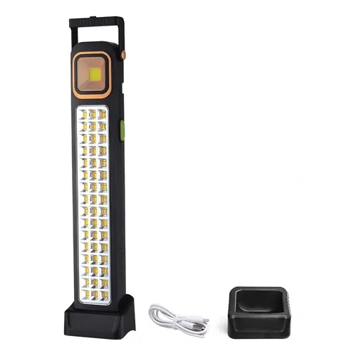 Luz De Emergencia 48 Led Cob Recargable Solar Base Usb 6866
