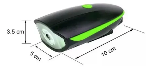 Luz Led Delantera Y Bocina Para Bicicleta Recargable Usb - Image 18