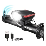 Luz Led Delantera Y Bocina Para Bicicleta Recargable Usb - Image 15