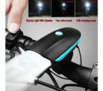 Luz Led Delantera Y Bocina Para Bicicleta Recargable Usb - Image 6