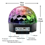 Bola luz LED RGB Jellytec light con control remoto mp3 - Image 3