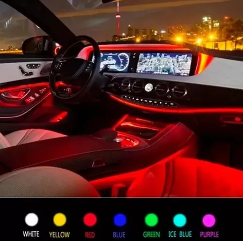Luz Led Rgb Tunning Para Interior De Auto Con Control - Image 5