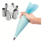 Manga de silicona con 6 picos repostería