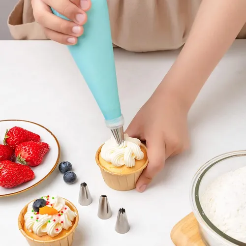 Manga de silicona con 6 picos repostería - Image 9