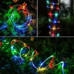 Manguera luces LED RGB con panel solar 7 metros C-91001 - Imagen 4