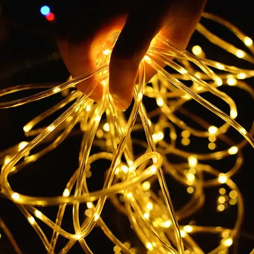 Manguera luces LED blanca cálida 20 metros - Imagen 3