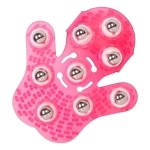 Manopla masajeadora giratoria