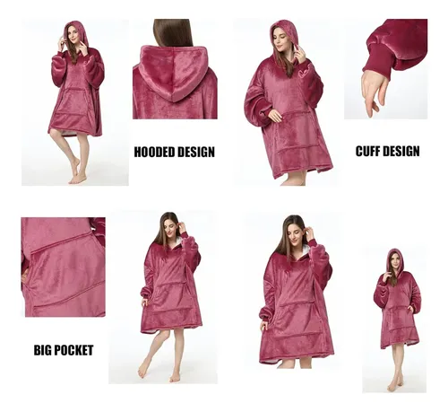 Buzo oversize corderito con capucha Fr1 - Imagen 62