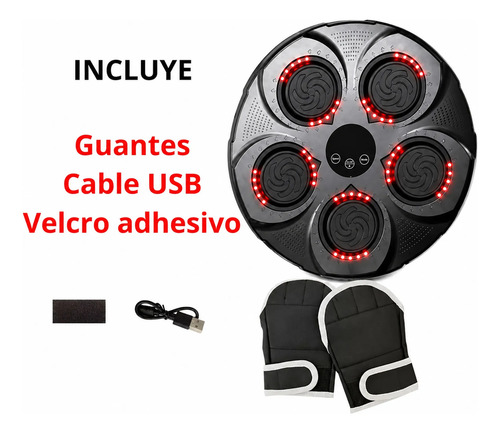 Maquina Boxeo Bluetooth Usb Guantes BN0319 - Image 5
