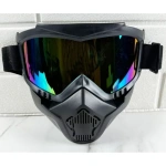 Máscara casco espejado para moto 655b - Imagen 5