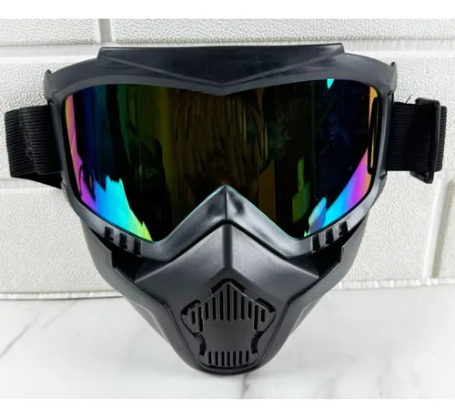 Máscara casco espejado para moto 655b - Image 5