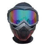 Máscara casco espejado para moto 655b - Image 2