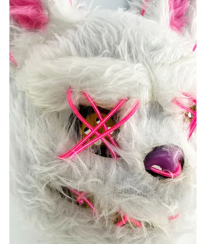 Máscara conejo con luz neón Halloween Yj0912 - Image 5