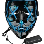 Máscara la purga con luz neón LED