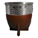 Mate Camionero Imperial Calabaza Virola Grabada 01267 - Image 6