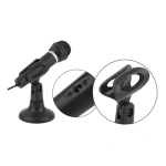 Microfono Computadora Pc Con Base Apoyo Pedestal Jack 3.5 - Imagen 7
