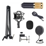 Microfono Condenser Profesional Con Brazo Plegable + Filtro - Image 10