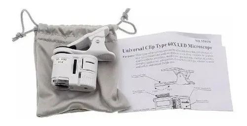 Microscopio para celular o tablet 60x con clip - Image 7