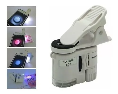 Microscopio para celular o tablet 60x con clip - Image 4